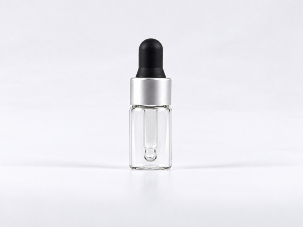 Pipettenflasche 3 ml - mattsilber